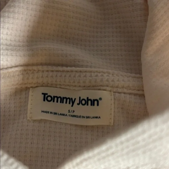 Tommy John Waffle Knit Hoodie in Pastel Parchment - Picture 4 of 13